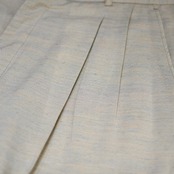 PRONTI rayon blend "杢調" 2tuck slacks