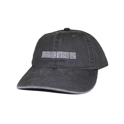 8TIMES LAVIRINT LOGO CAP WASHED BLACK