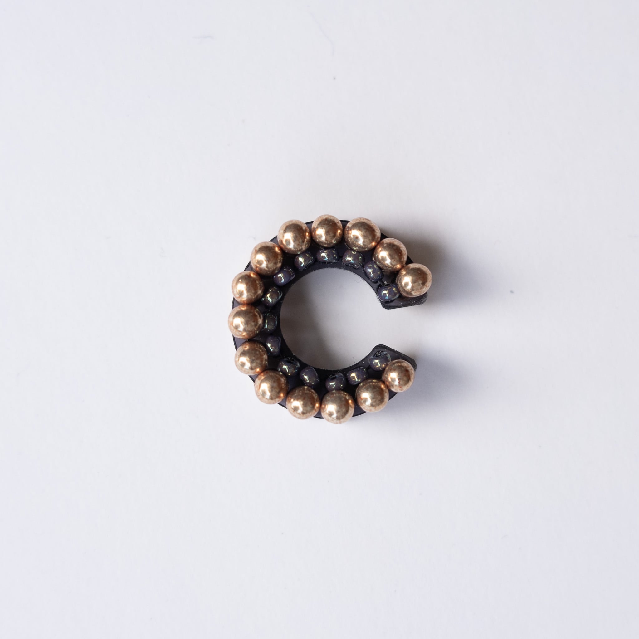 puzzle ring ear cuff [04]