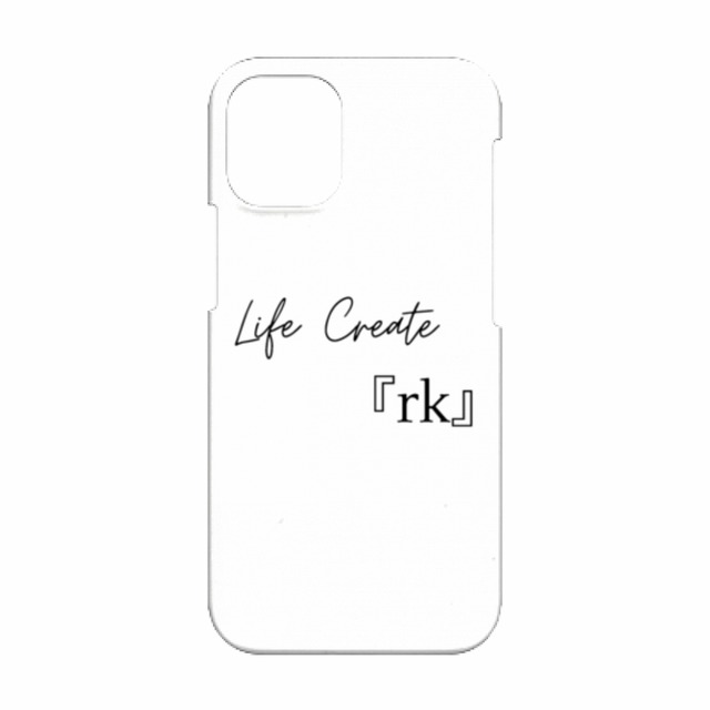 Life Create『rk』　iPhone 12 mini ハードカバーケース(マット)