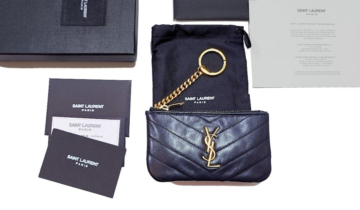 SAINT LAURENT サンローラン YSL モノグラム キーポーチ キーケース