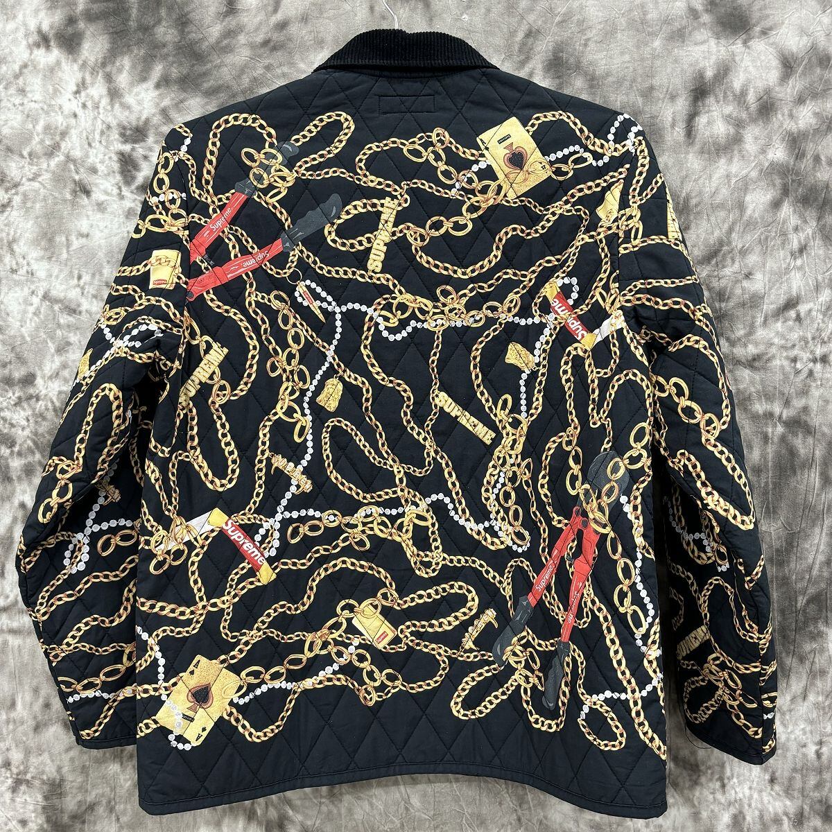 シュプリームSUPREME 20FW CHAINS QUILTED JACKET