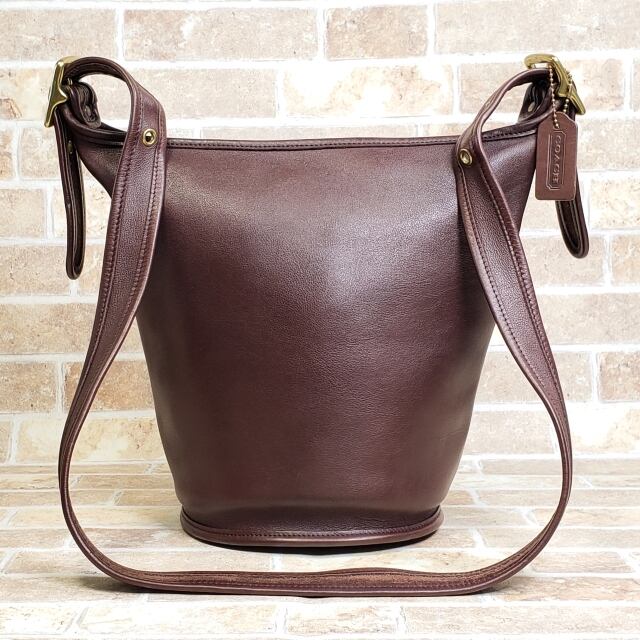 COACH コーチ メッセンジャーバッグ ショルダー レザー ダークブラウン 