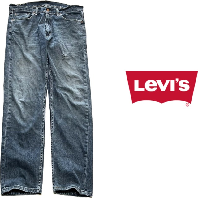 1点物◇Levisリーバイス505ダメージジーンズ古着メンズ33レディースOK 