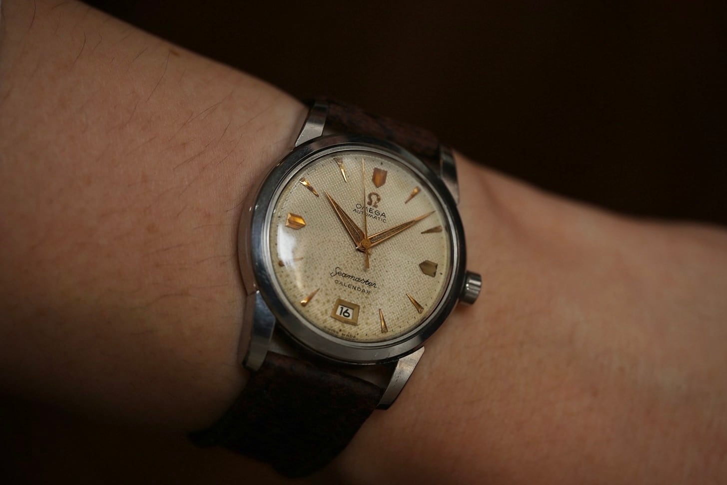 OMEGA】 1955年製 オメガ 『シーマスターカレンダー 1st』 後期型
