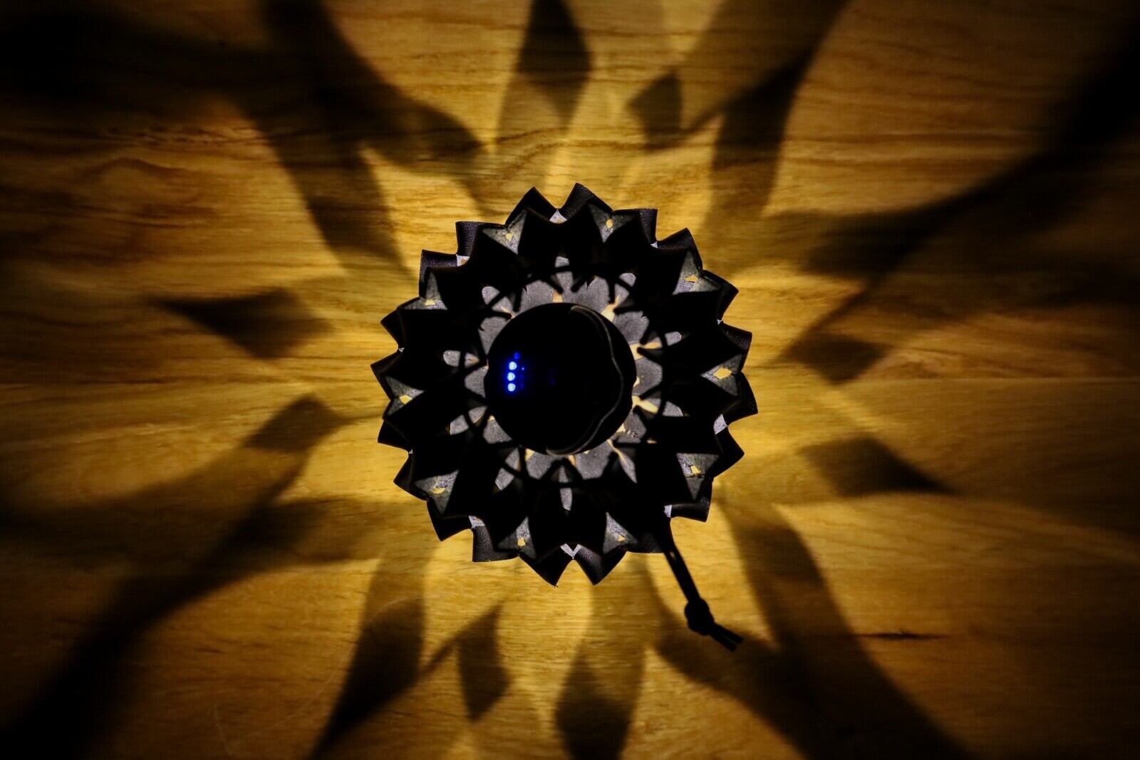 ハニカムシェード #001(ランタンシェード ゴールゼロ) | honeycombcamp