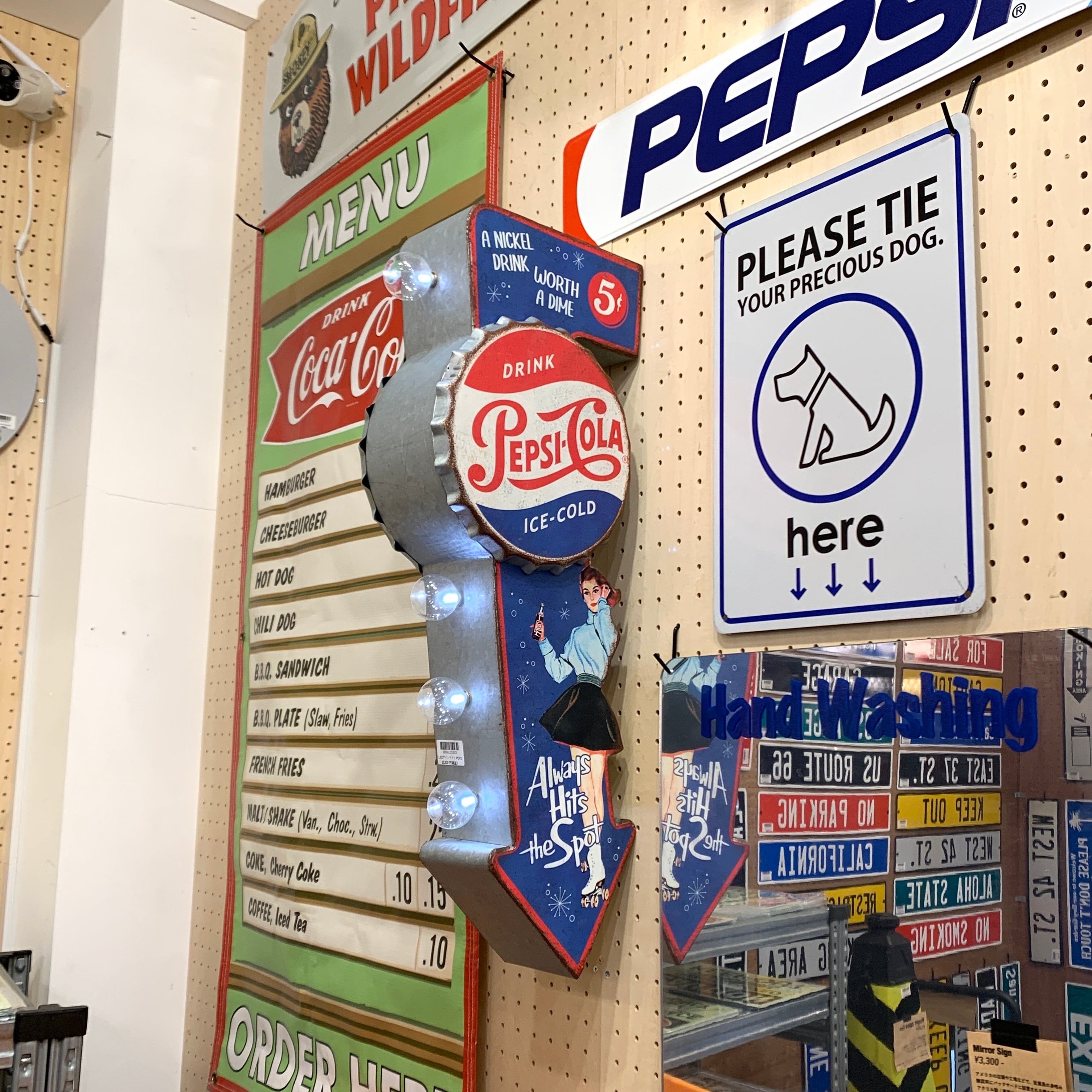 【PEPSI-COLA】Marquee LED Sign Light