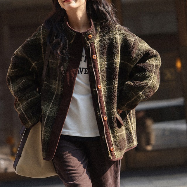 check boa jacket　J00364