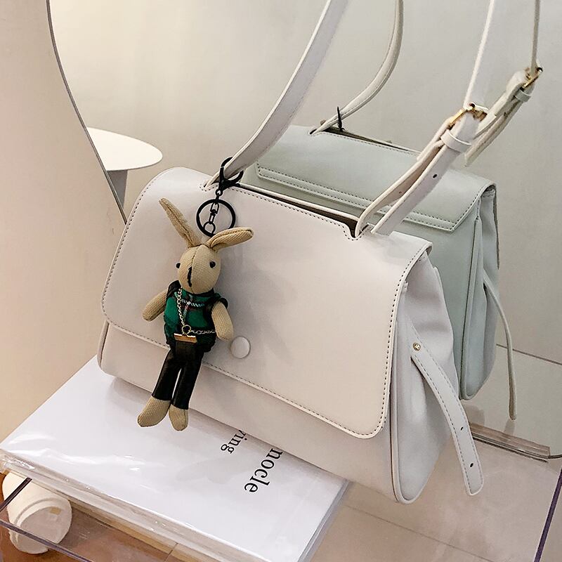 白いバッグ女性2020新しい波ネット赤ファッション大容量ショルダーバッグ夏eign野生の小さな正方形のバッグ Tiancai_Wing_Bag6820833