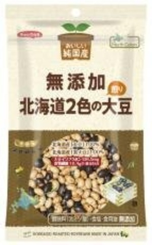 純国産北海道２色の煎り大豆 65g　ノースカラーズ