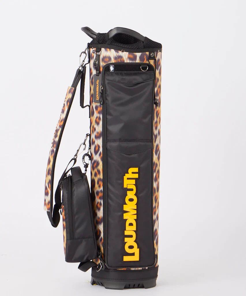 LOUDMOUTH】9型 コンビニエンス キャディバッグ ファジーレオパード