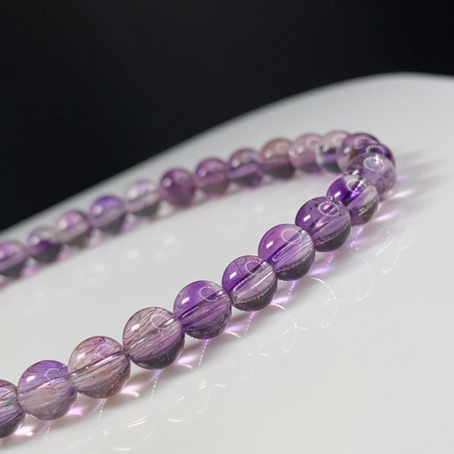 特別価格✩エレスチャルアメジストブレスレット