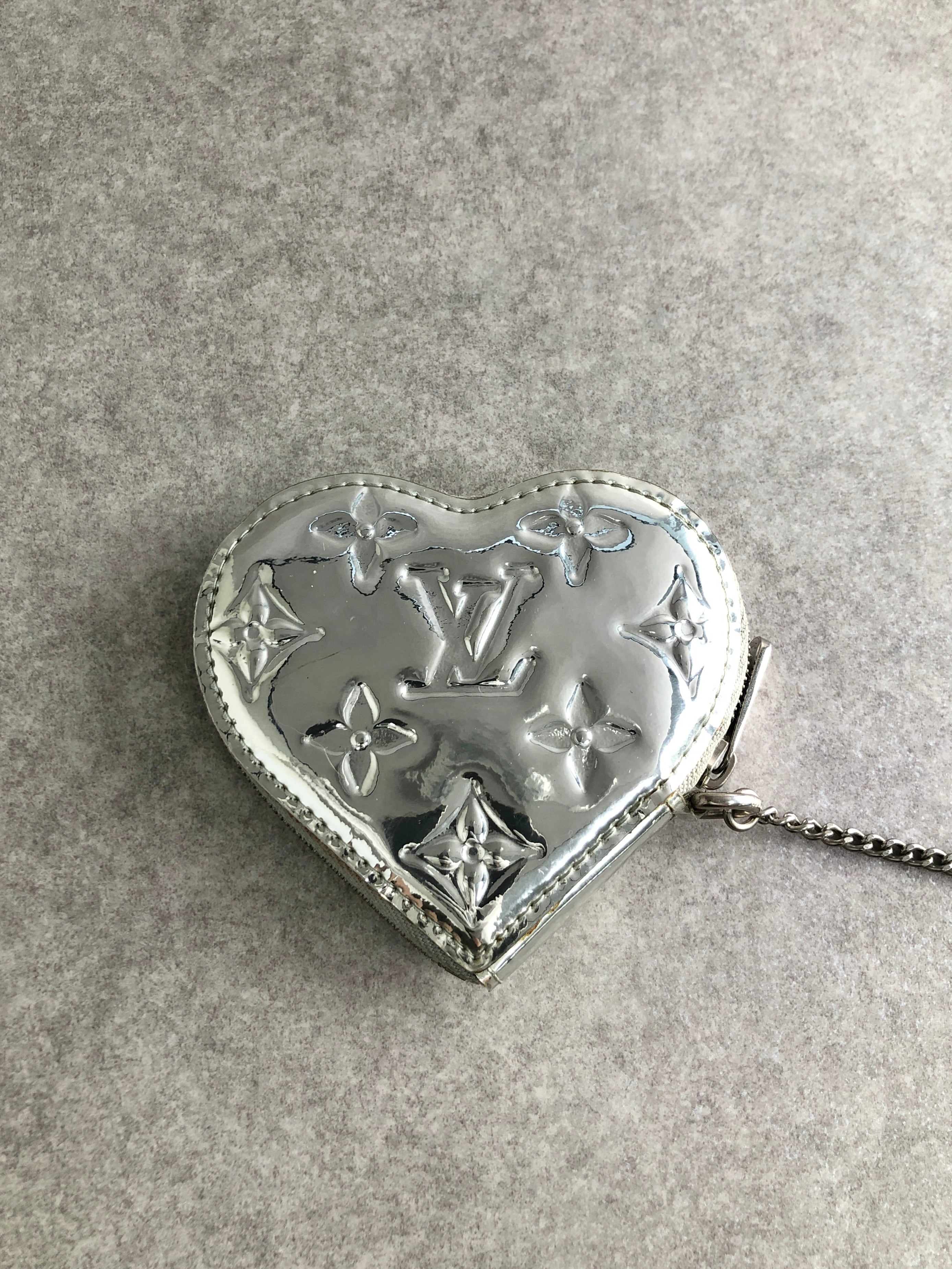 Louis Vuitton ヴィトン ミロワール コインケース ハート ゴールド LOUIS VUITTON ルイヴィトン モノグラムミロワール コインケース