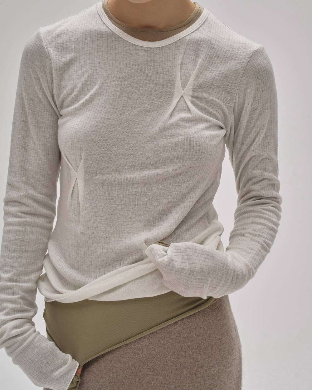 TODAYFUL Tuck Layered Long T-shirts | Loveliest