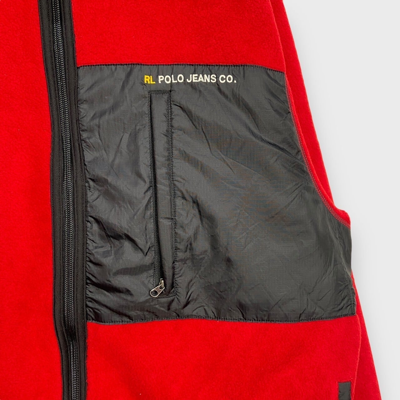 POLOJEANS ラルフローレン フリースジャケット RL-67 赤 XL | 古着屋 Uan