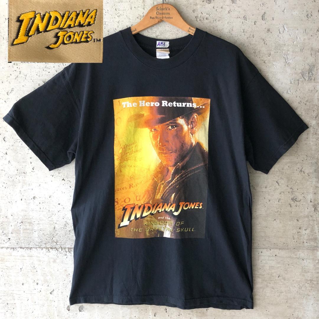 【希少】インディ・ジョーンズ　ヴィンテージ　Tシャツ　クリスタルスカルの王国