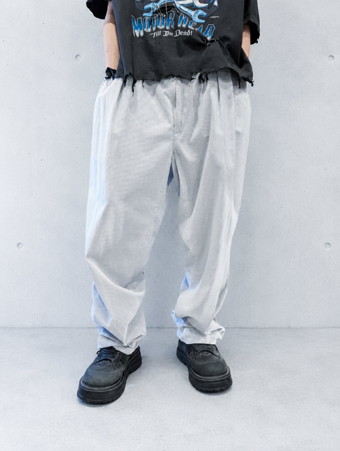 "RALPH LAUREN" seer sucker pants