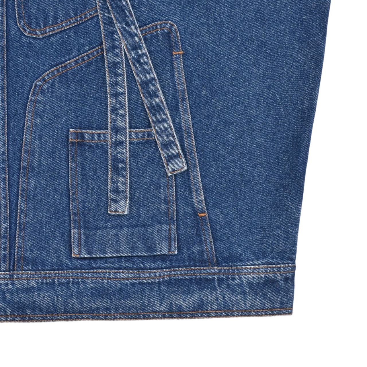 【DHRUV KAPOOR】SLEEVELESS MAXI DENIM JACKET(BLUE) - 9
