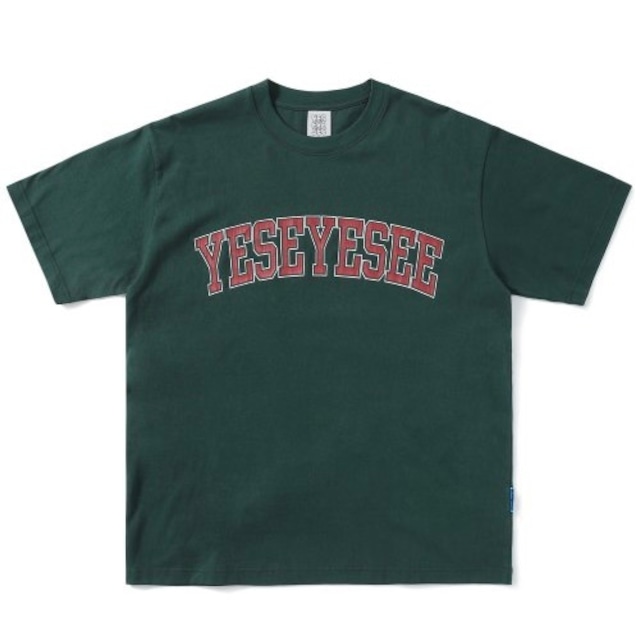 [YESEYESEE] Arch Logo Tee Dark Green 正規品 韓国ブランド 韓国代行 韓国通販 韓国ファッション 半袖 T-シャツ