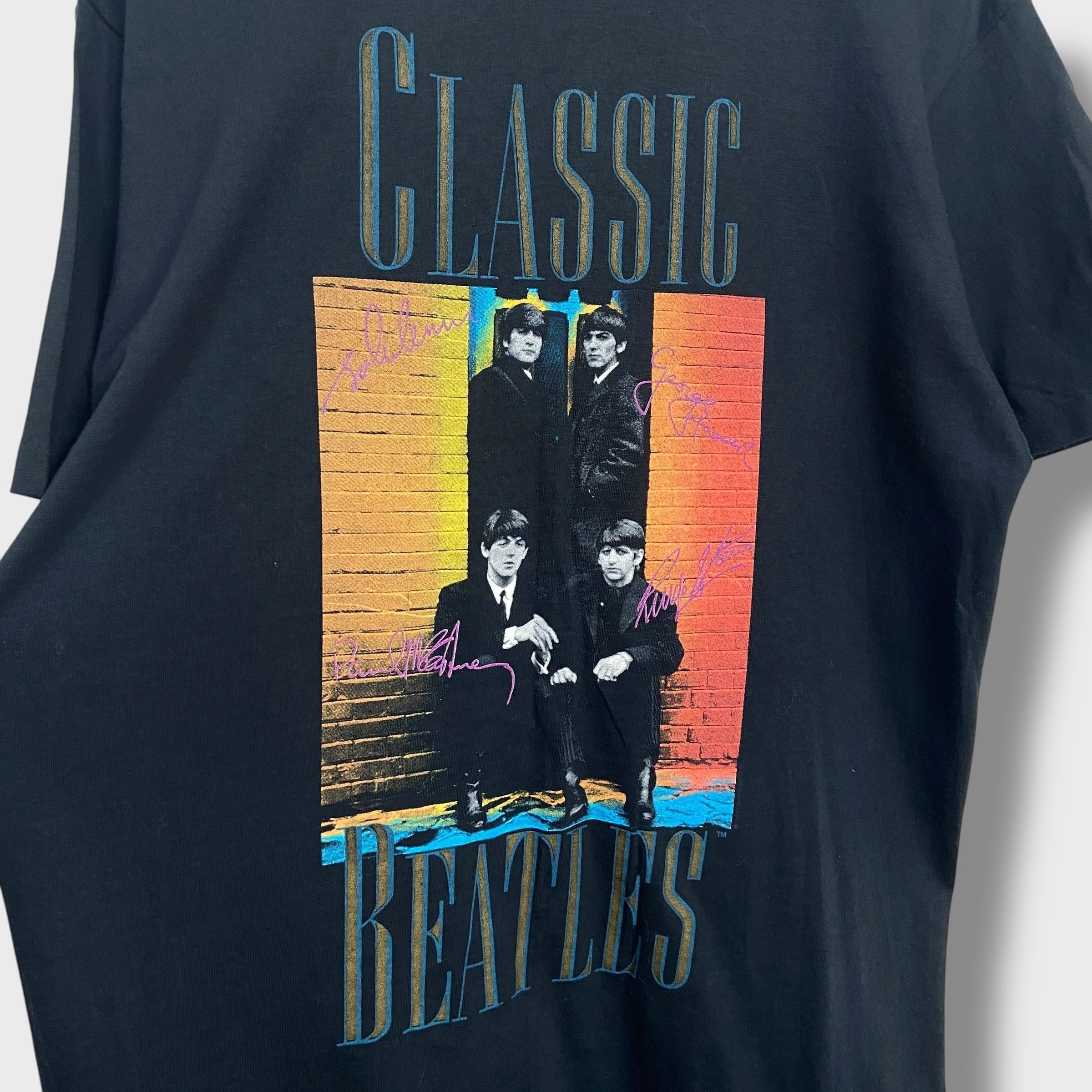 The beatles ビートルズ バンドTシャツ 90s USA製 黒 L | 古着屋 Uan