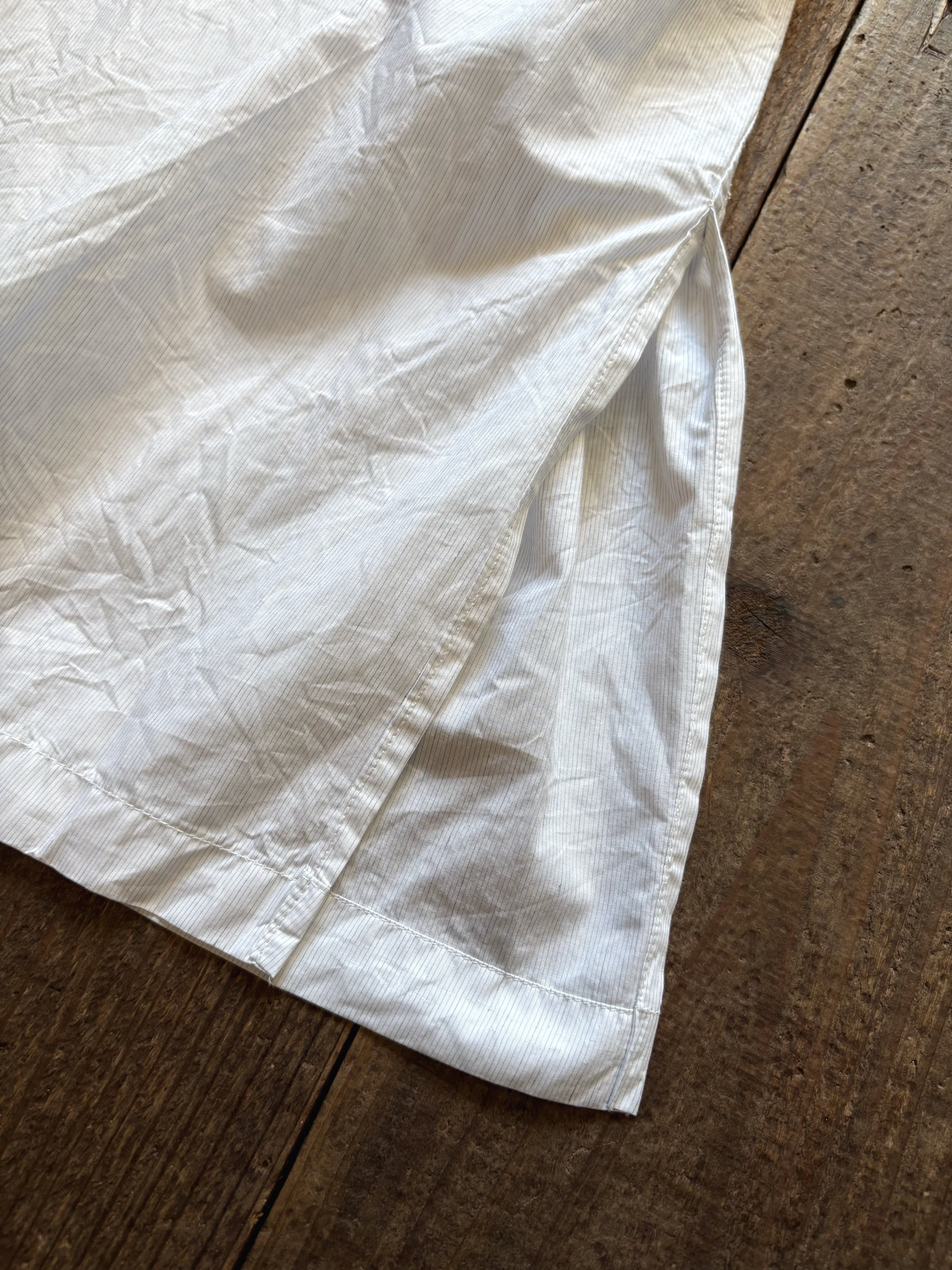 ANSNAM ビッグパジャケット white stripe | TALE COCOON