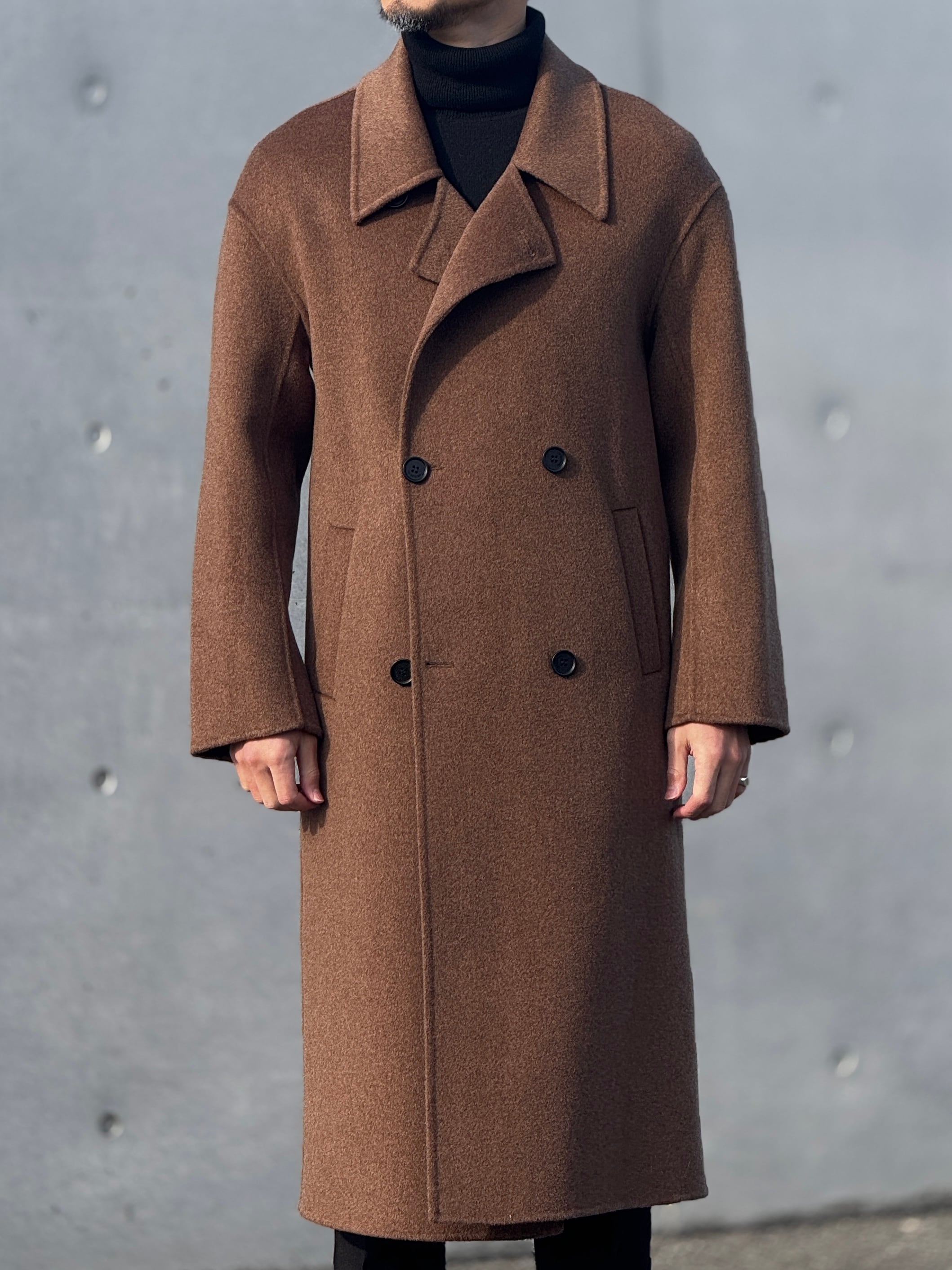 ウールオーバーサイズロングPコート | Wide Range