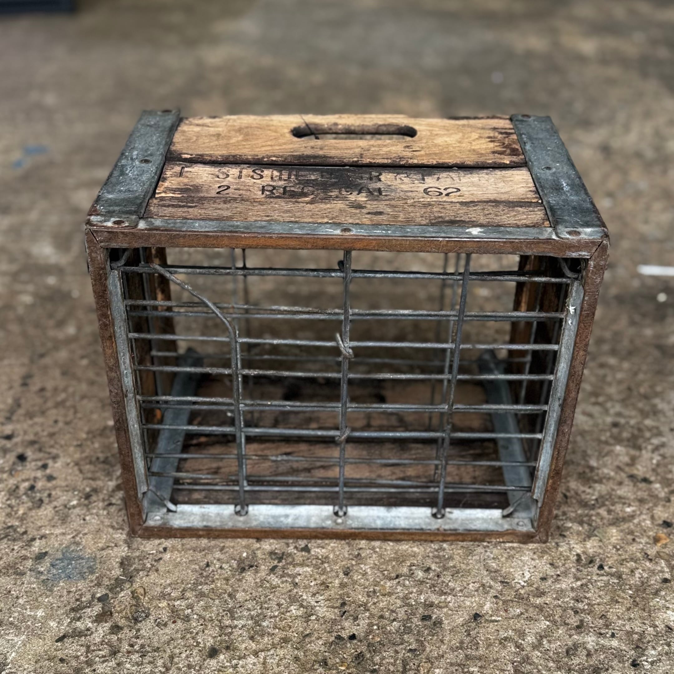 1962 California Dairy Milk Crate | BLASTMAN