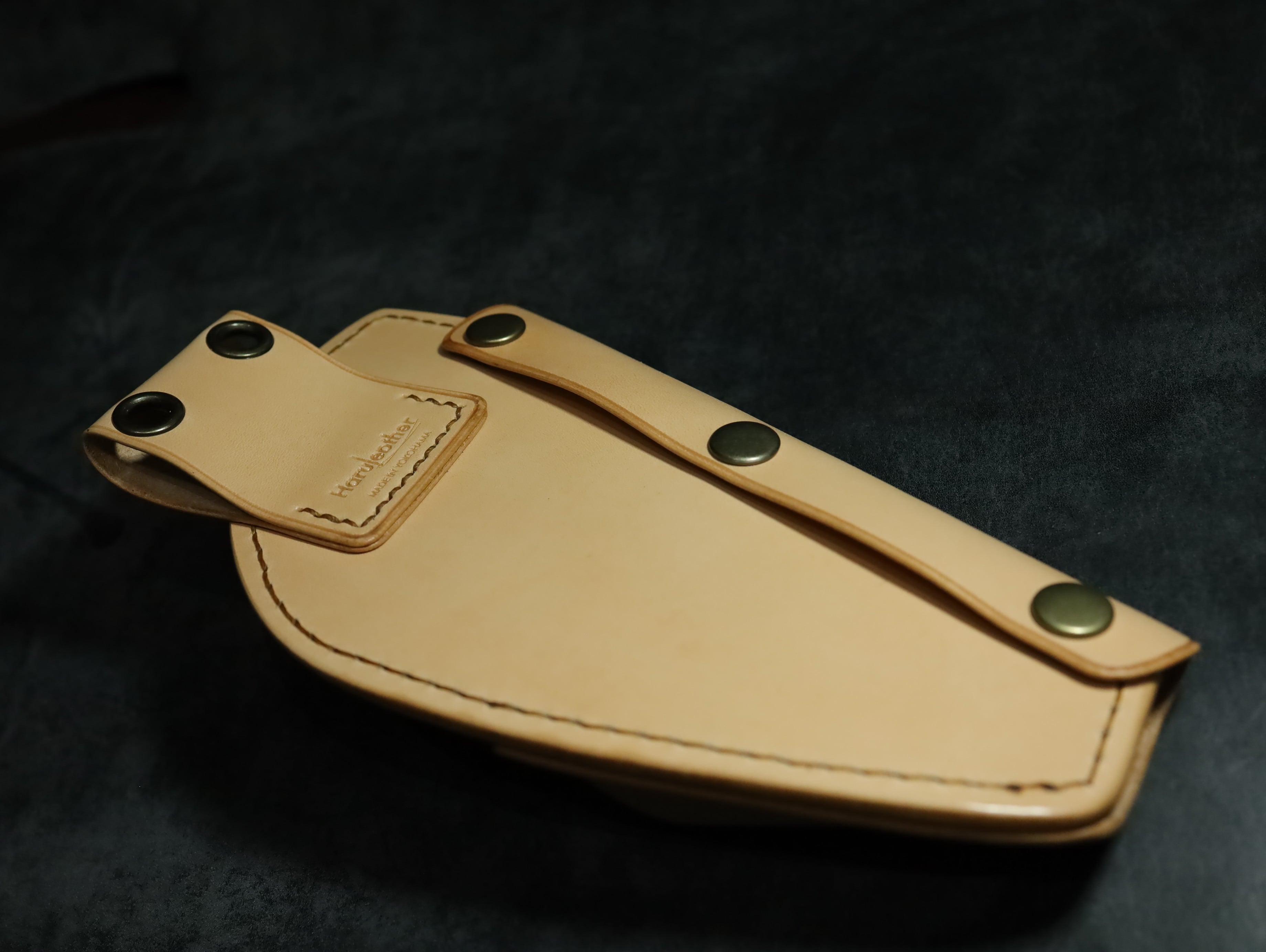 生成り】本革高級シザーケース | Haruleather