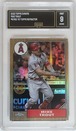 Mike Trout 2022 Topps Chrome Refractor GMA 9