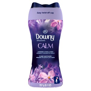【在庫のみ】Downy 【正規輸入品】 ダウニー インフュージョン ビーズ 衣類の香りづけ専用 香りのブースター カーム (ラベンダーとバニラビーンをアクセントにした心地良いハーブ調の香り) 257g