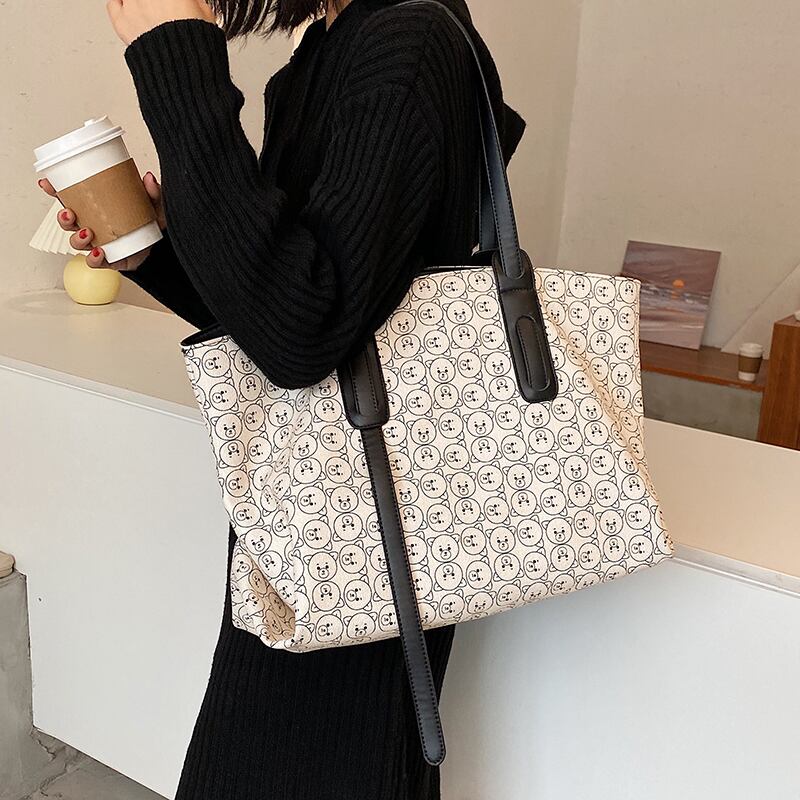 オータムウィンターレディースショルダーバッグ 秋物 冬物 トートバッグ 手作りハンドバック94732340487