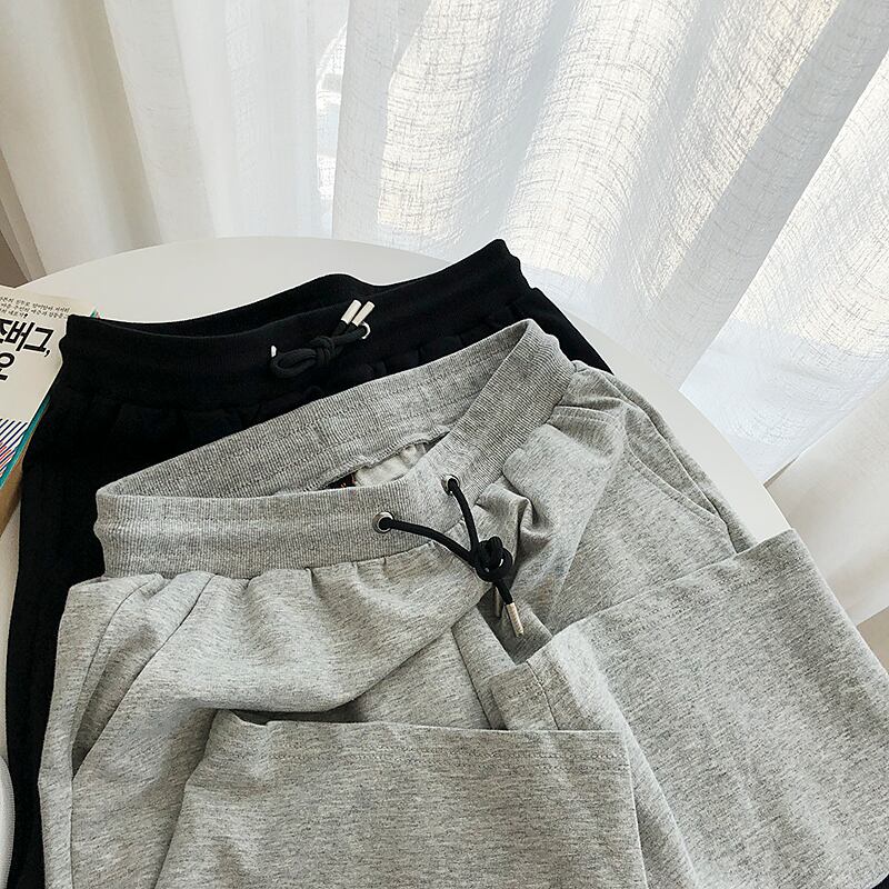 サマーストレッチハイウェストウェストカジュアルAラインパンツ レディースショーツ エラスティック 伸縮 夏物 ブルマー YY-ファッション42052154684