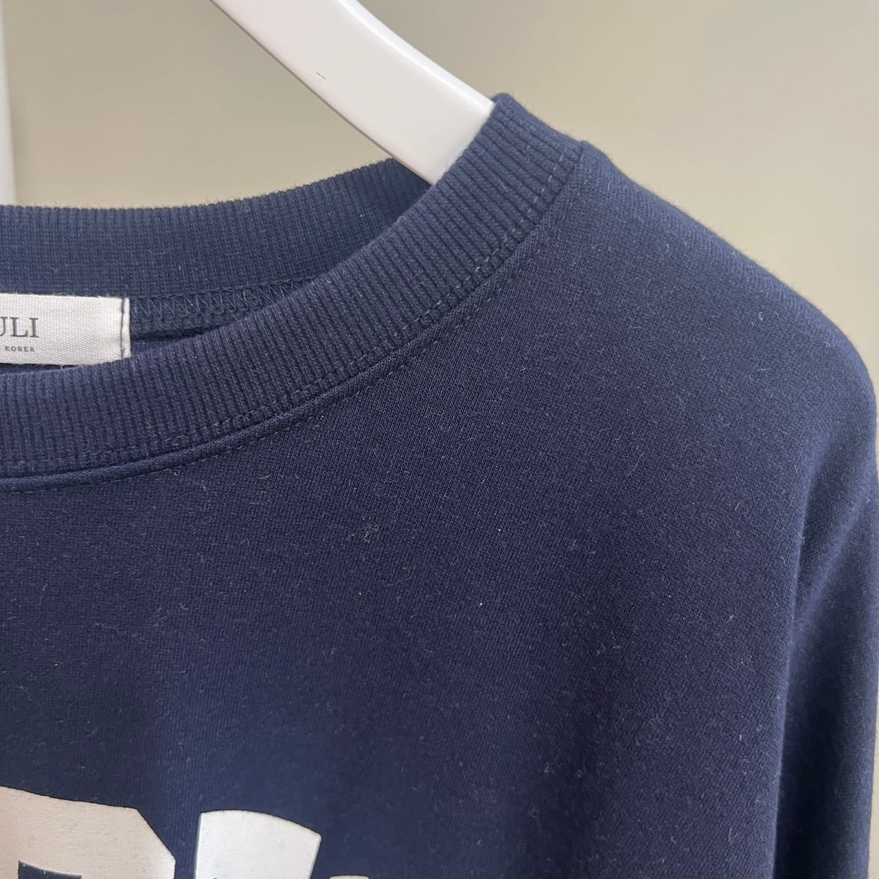 ロゴプリントプルオーバー　6900円