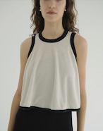 CLANE PILE FLARE TANK TOPS