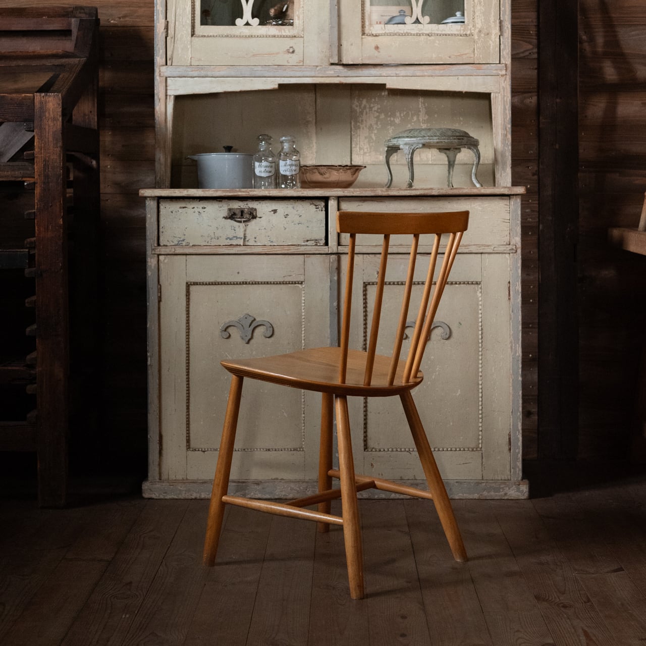 鏡　家具　アンティーク　ヴィンテージ　家具　机　椅子　棚　シェルフ Mobler J46 Dining Cahir / モブラー J46 ダイニングチェア
