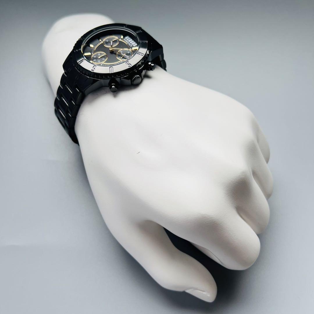 腕時計 ヴェルサス/ヴェルサーチ ベルサーチ 新品 メンズ ブラック