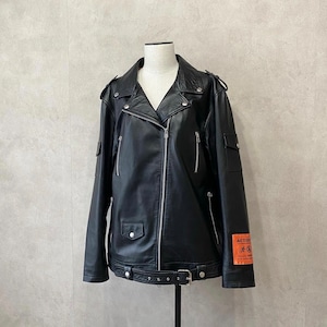 H-55 ramb leather double jkt【HYPOCRITE】