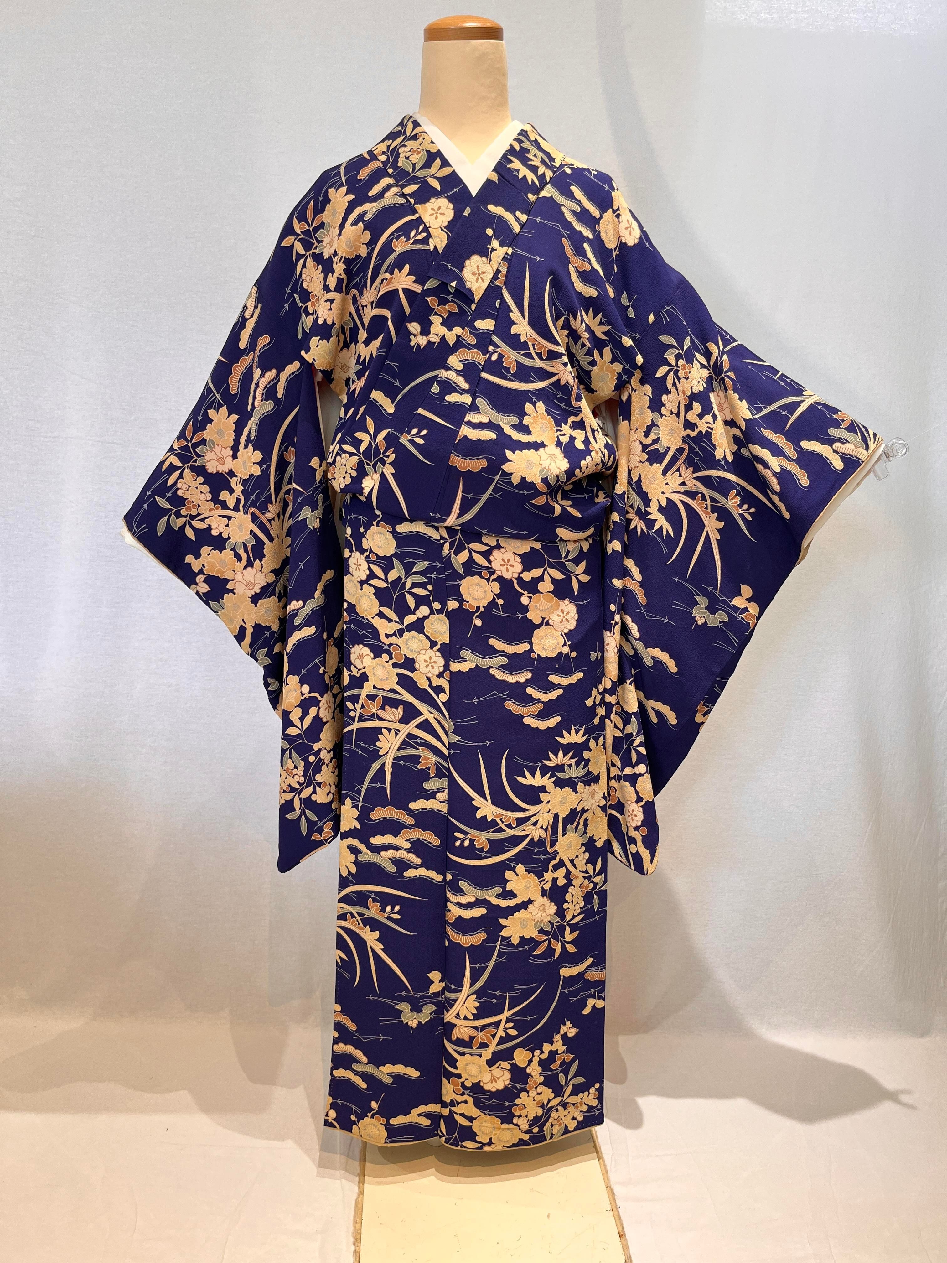 2191 アンティーク 小紋 Antique Komon Kimono | リサイクル着物ショップ La遇 Used Kimono Shop Lagu  powered by BASE