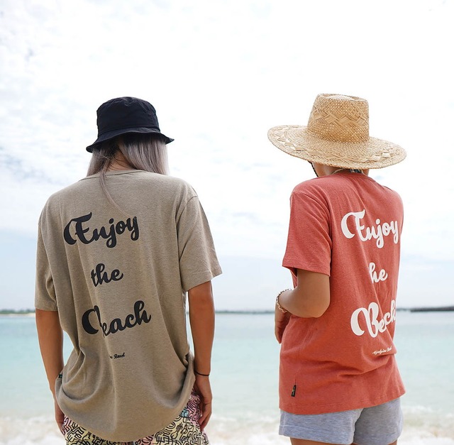 ENJOY THE BEACH HEMP TEE