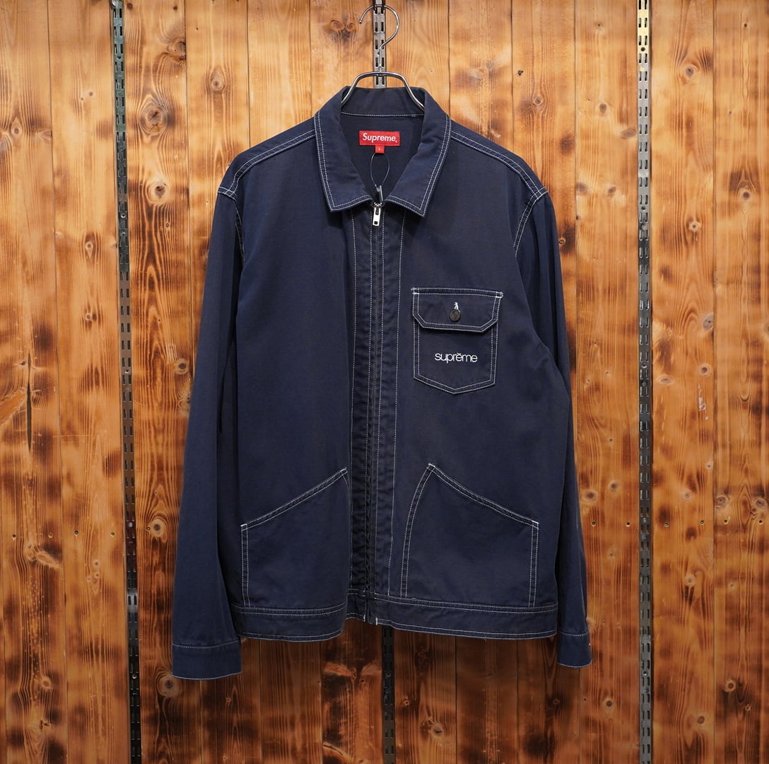 supreme カバーオール L/シュプリーム 18SS ネイビー ジャケット