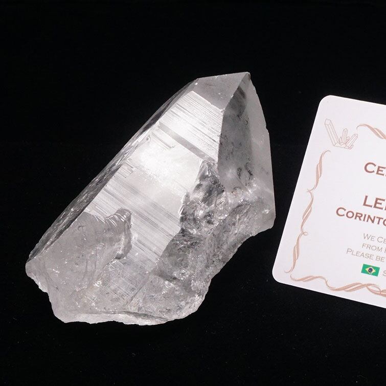 レムリアンシード 水晶 原石 ブラジル ミナスジェライス州 コリント産 証明書付属 一点物 281-228