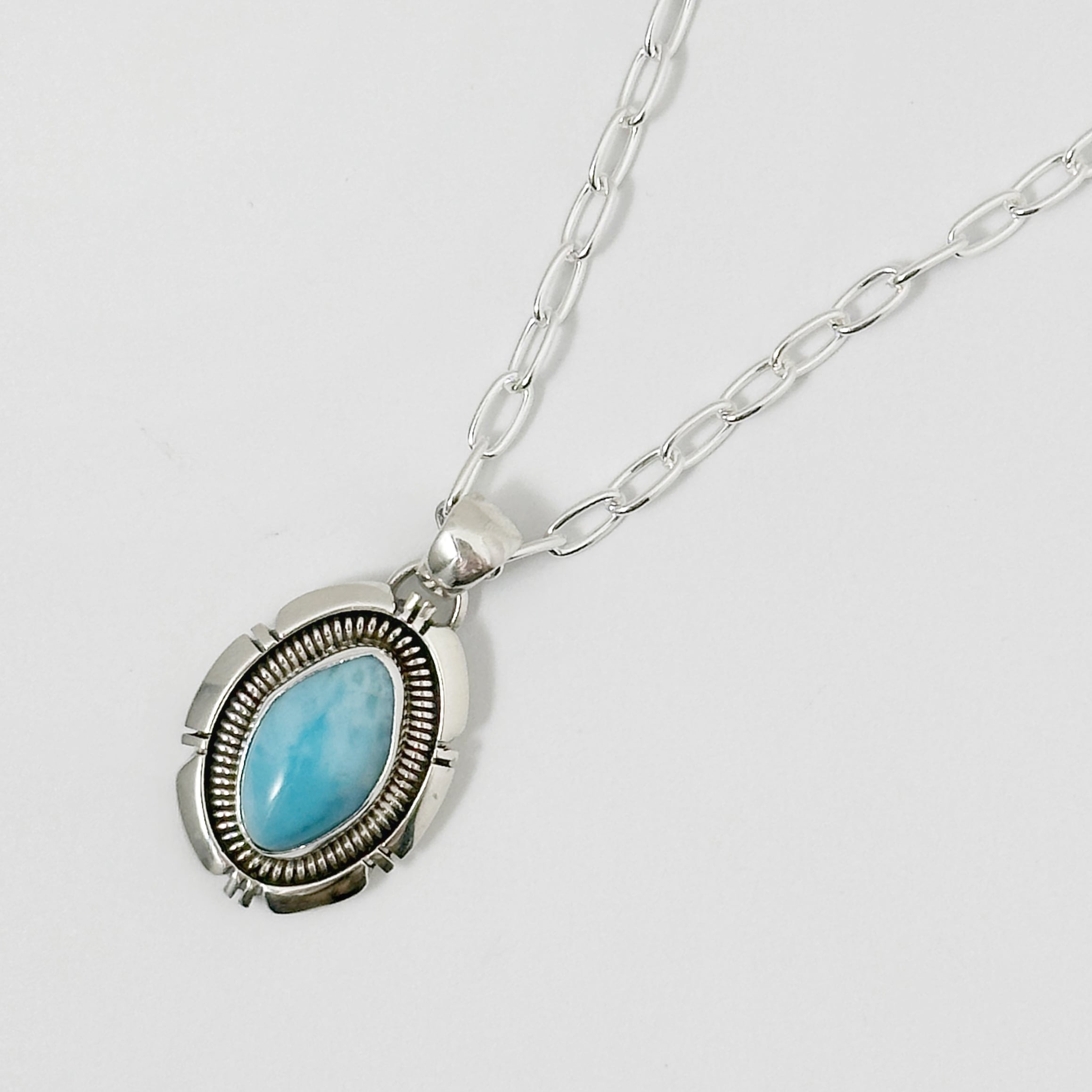 リーカラリマー　シルバー　ペンダントトップ 楽天市場】高品質 ラリマー シルバー ペンダントトップ 数量