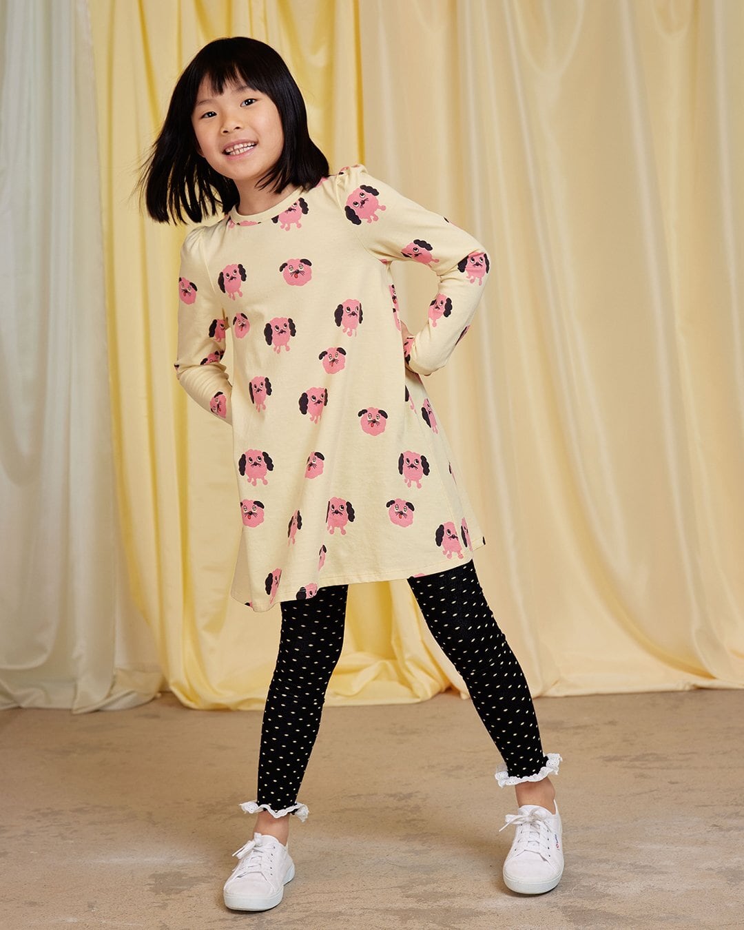 26SS pre】minirodini(ミニロディーニ)Polka dot lace edge 1