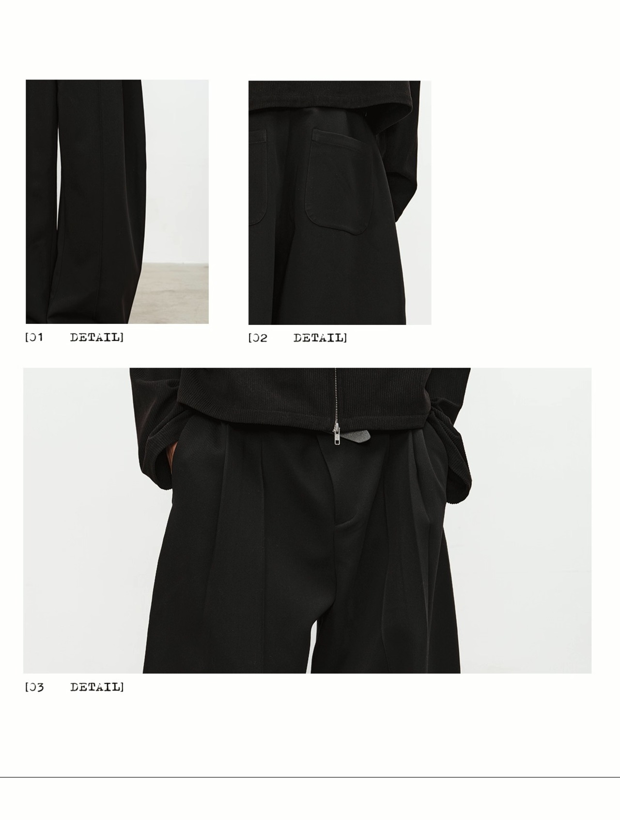 JCAESAR STUDIO CURVED KNIFE PANTS