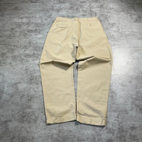 90-00s Ralph Lauren 2タックチノパン 38/32 詳細写真2