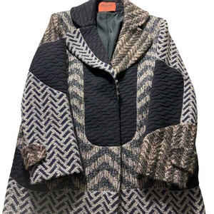 MISSONI patchwork knit coat