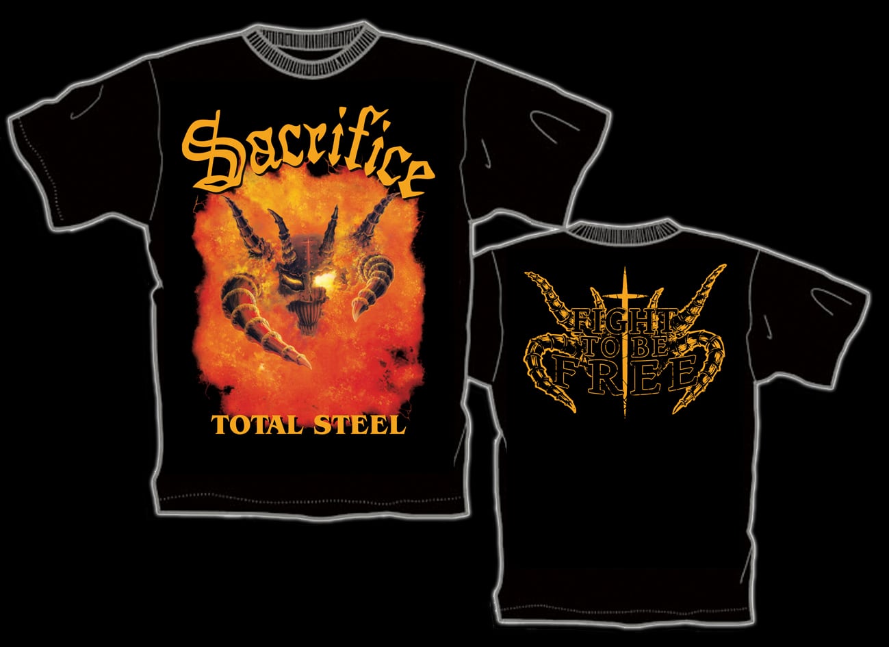 SACRIFICE "Total Steel" オフィシャル Tシャツ