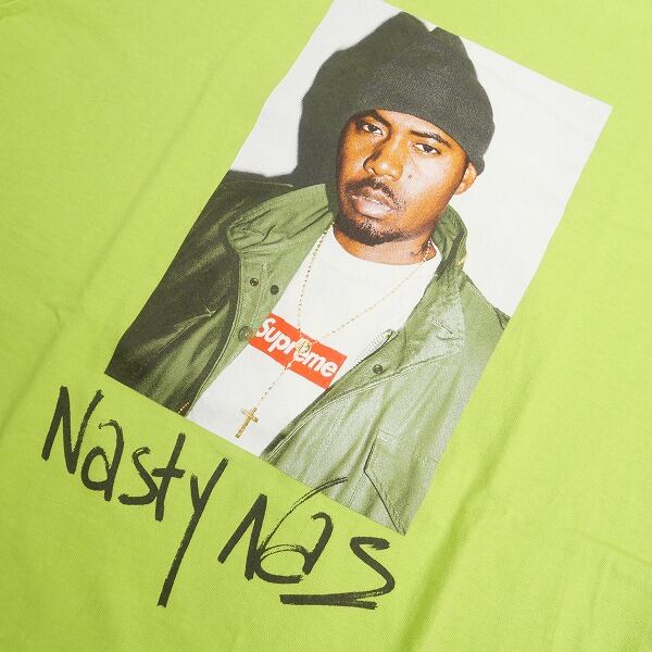 中古SUPREME supreme nas tee white M シュプリーム ナズ ホワイト 