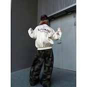 【暖かさUP】ヴィンテージブルゾン 中綿ジャケット T1979