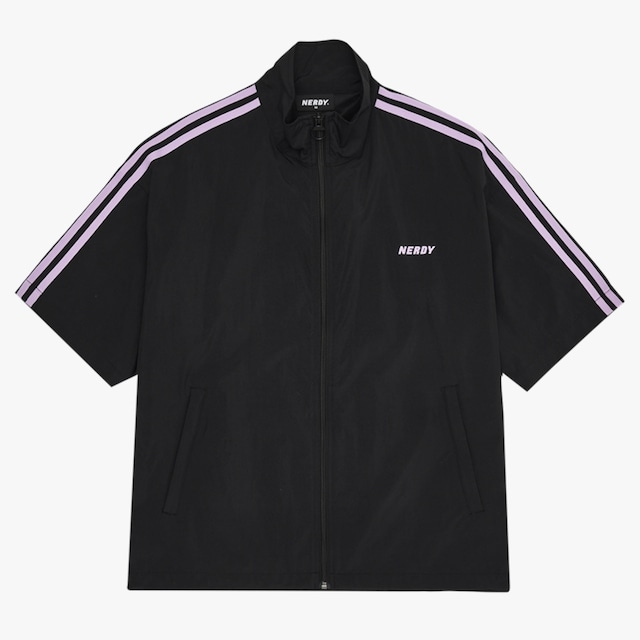 [NERDY] NY Woven Short Sleeve Track Top (2color) 正規品 韓国ブランド 韓国ファッション 韓国代行 トップス